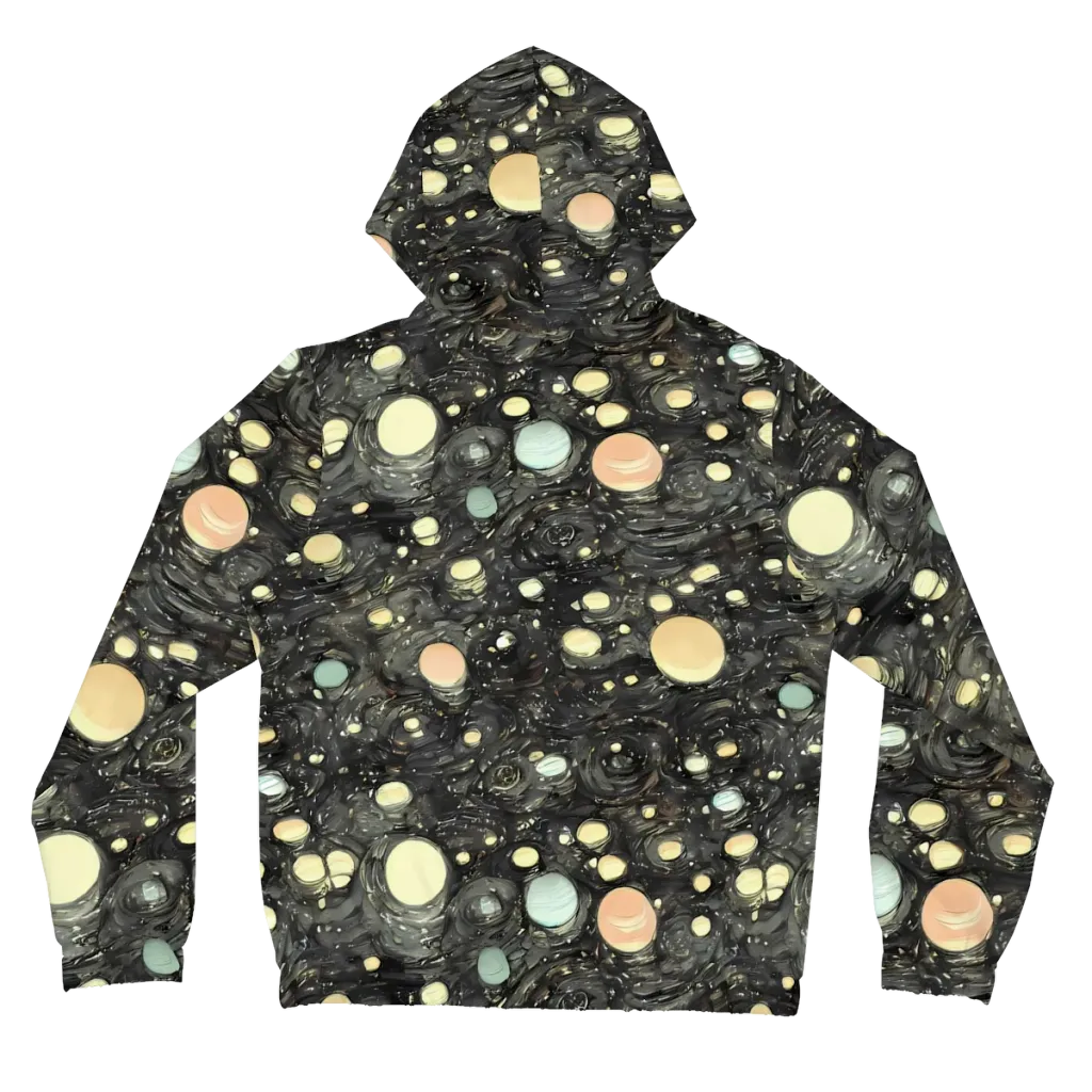 Planetary Ink on Women's Full-Zip Hoodie — Back