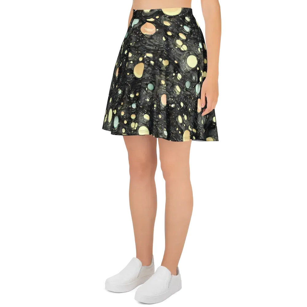 Planetary Ink on Skater Skirt — Left