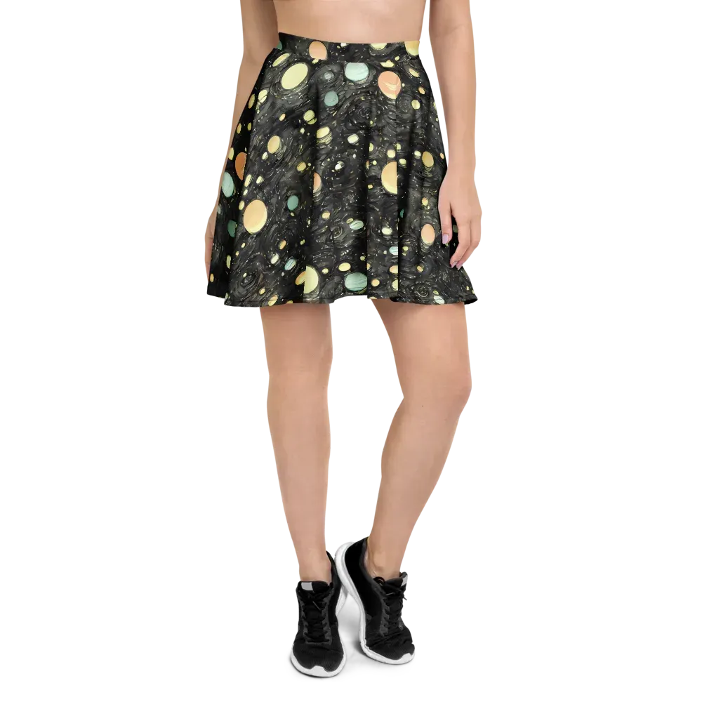 Planetary Ink on Skater Skirt — Front