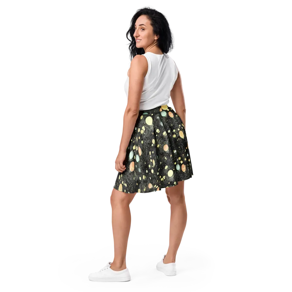 Planetary Ink on Skater Skirt — Back