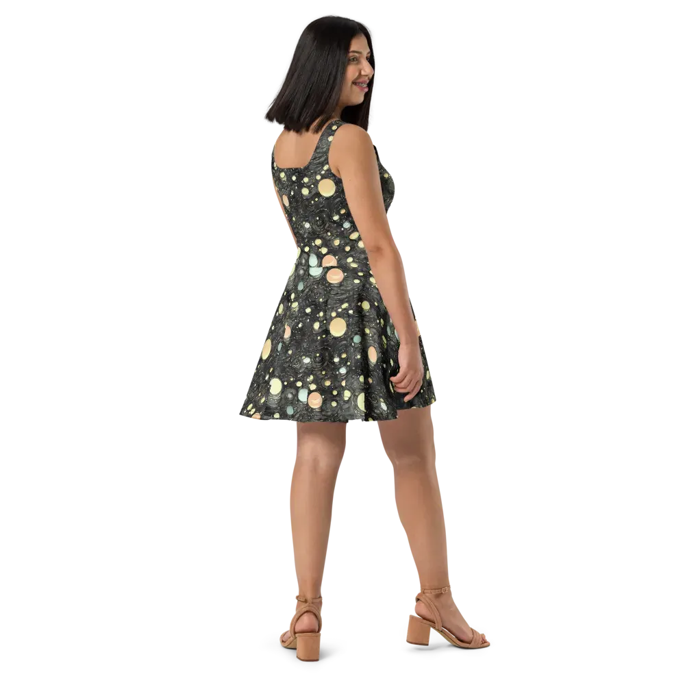Planetary Ink on Skater Dress — Right