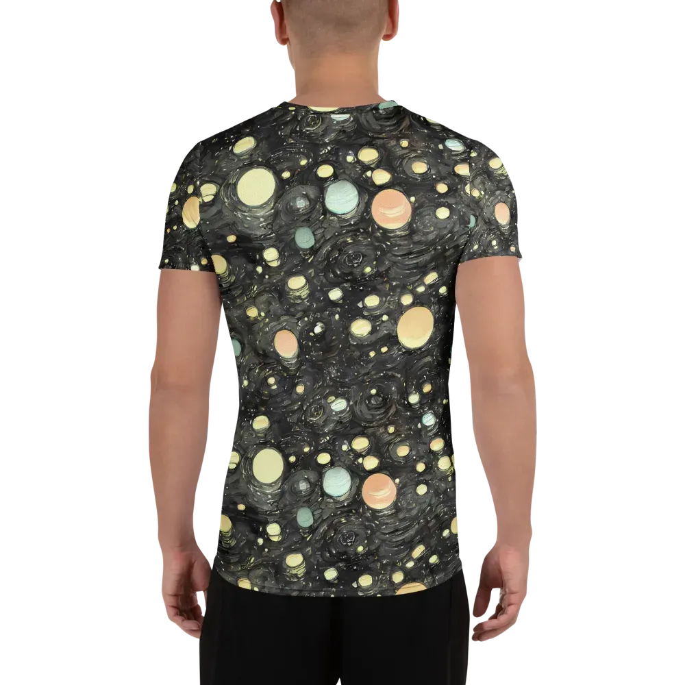 Planetary Ink on Men's Athletic T-Shirt — Back