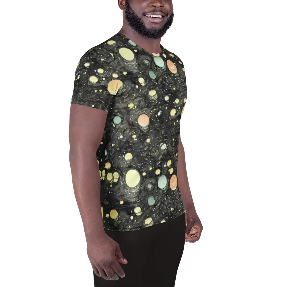 Planetary Ink on Men's Athletic T-Shirt — Right