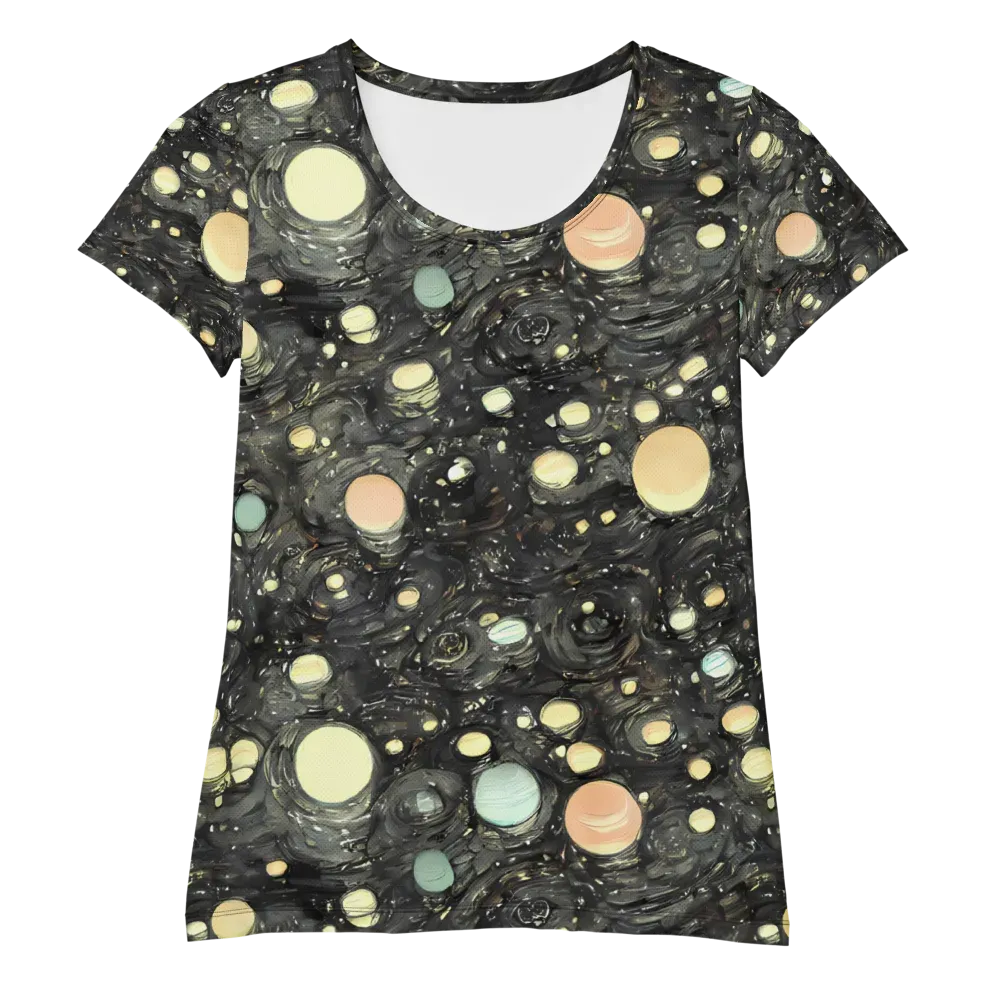 Planetary Ink on Women's Athletic T-Shirt — Front