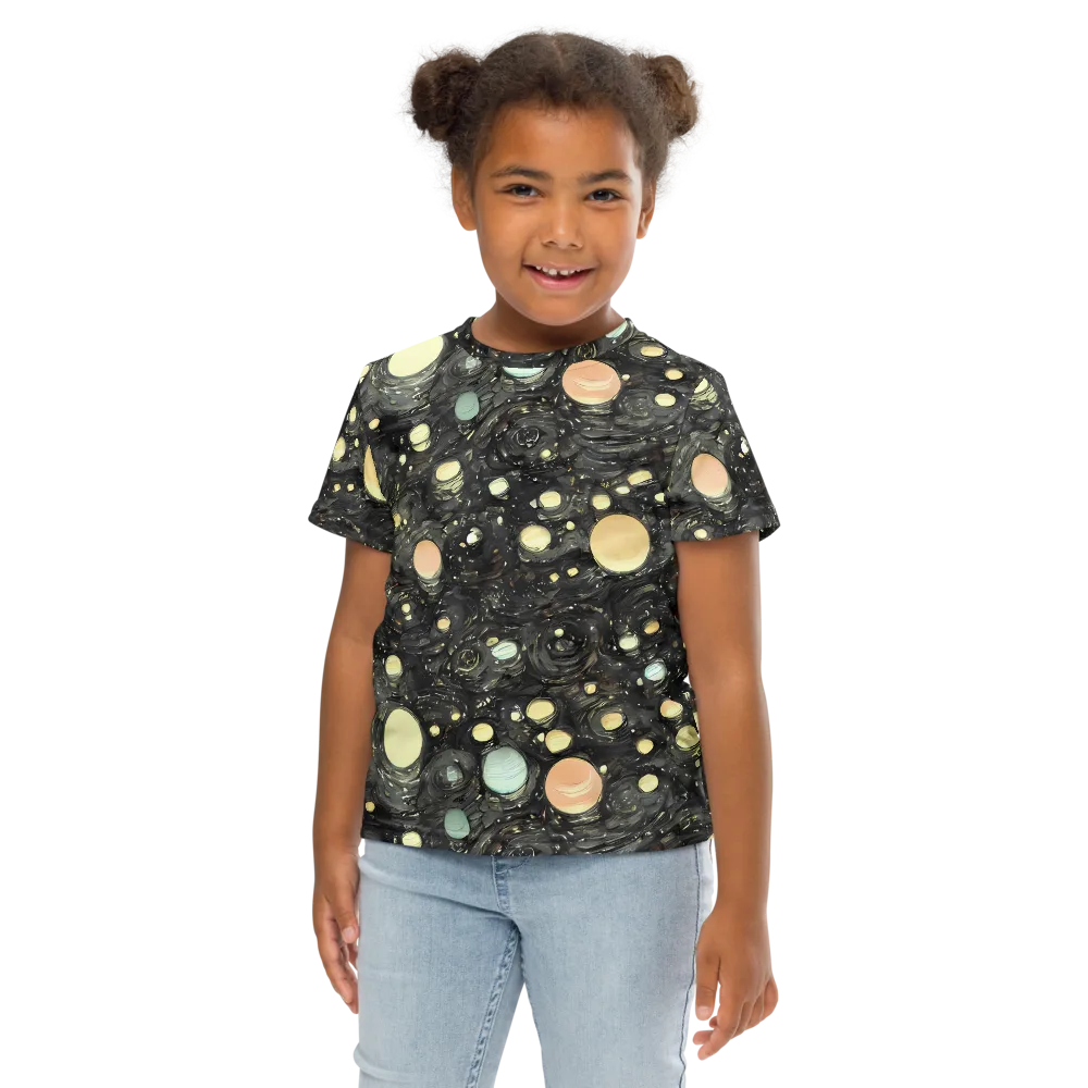Planetary Ink on Kids Crew Neck T-Shirt — Front