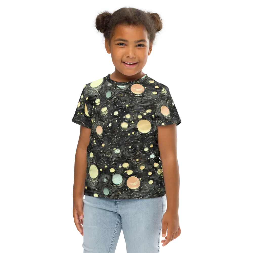 Planetary Ink on Kids Crew Neck T-Shirt — Front