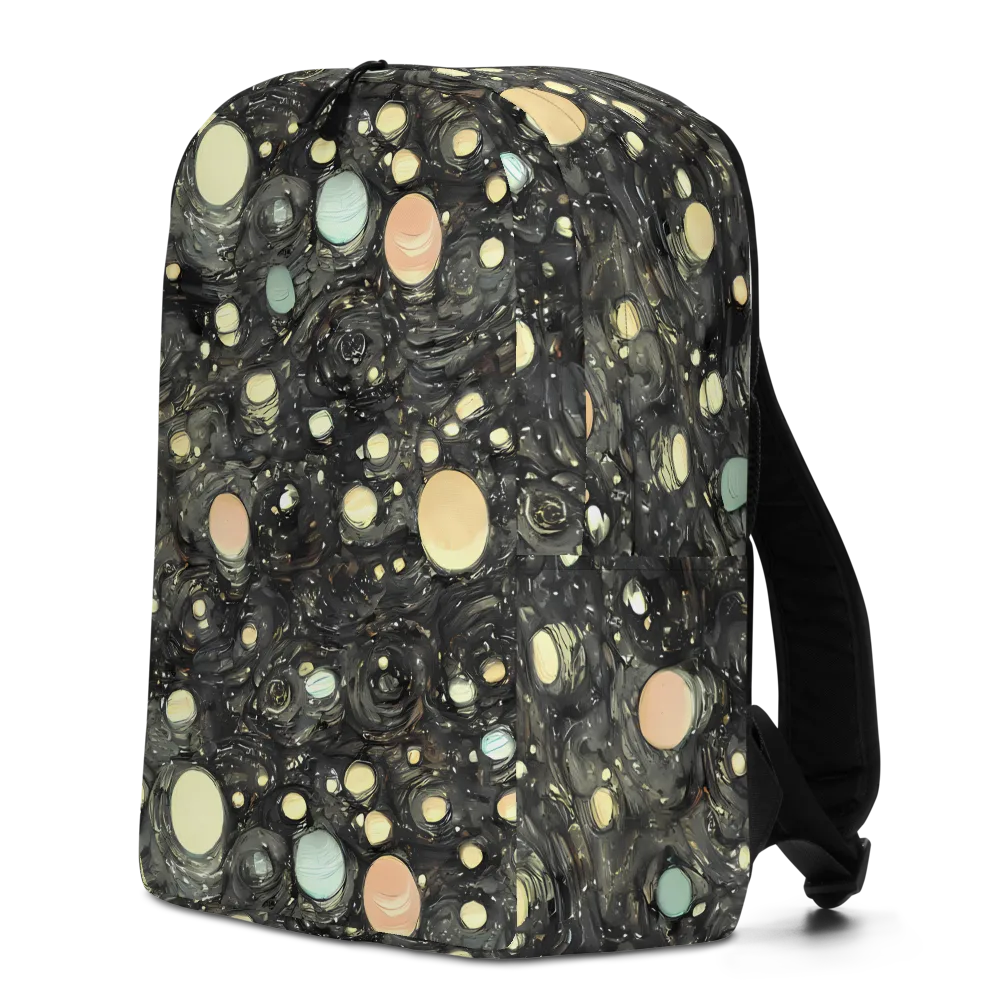 Planetary Ink on Minimalist Backpack — Left