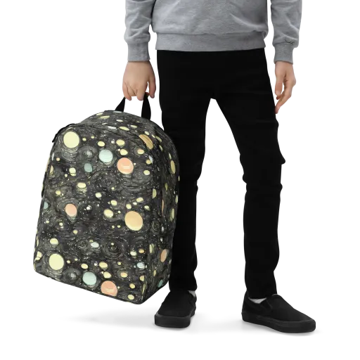 Planetary Ink on a Minimalist Backpack