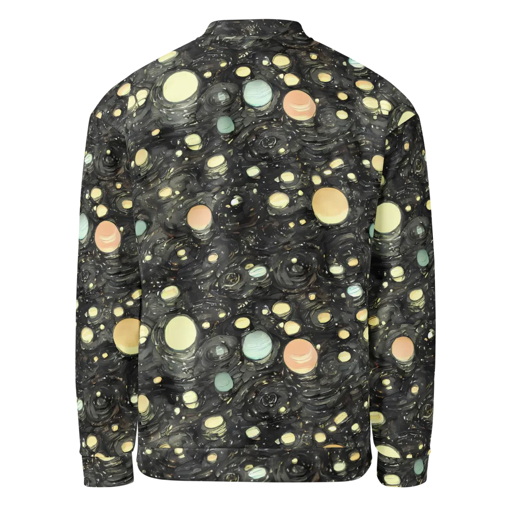 Planetary Ink on Bomber Jacket — Back