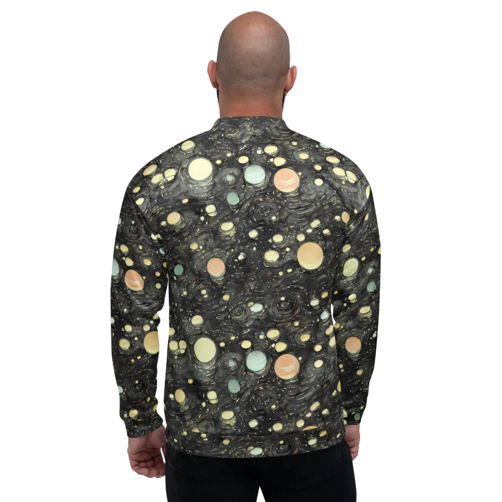 Planetary Ink on Bomber Jacket — Back