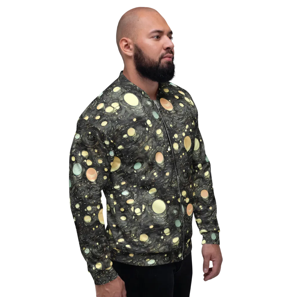 Planetary Ink on Bomber Jacket — Right