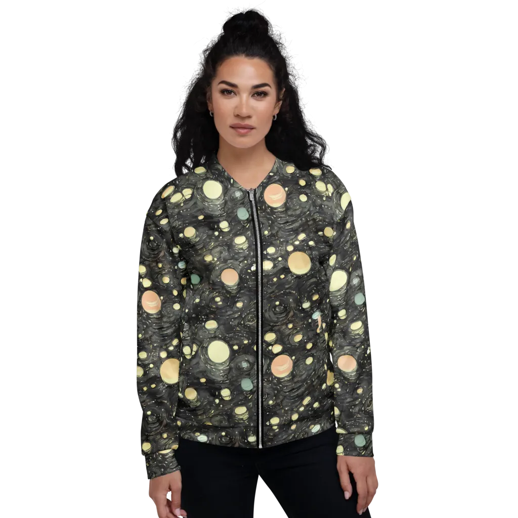 Planetary Ink on Bomber Jacket — Front