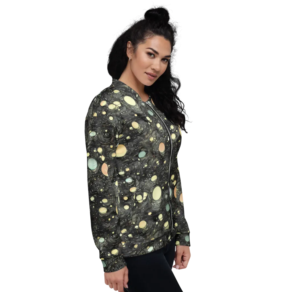 Planetary Ink on Bomber Jacket — Right