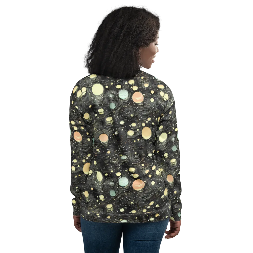 Planetary Ink on Bomber Jacket — Back