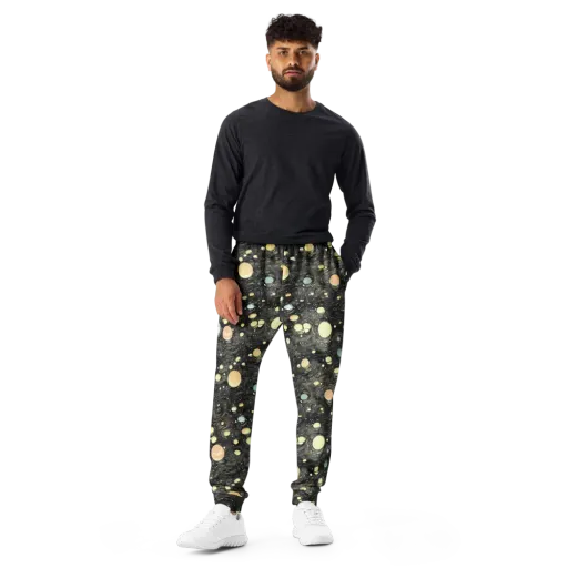 Planetary Ink on a Men's Joggers