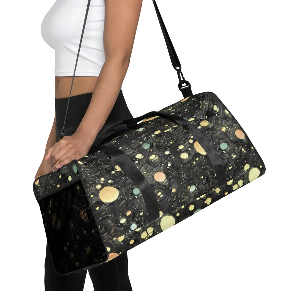 Planetary Ink on Duffle Bag — Front