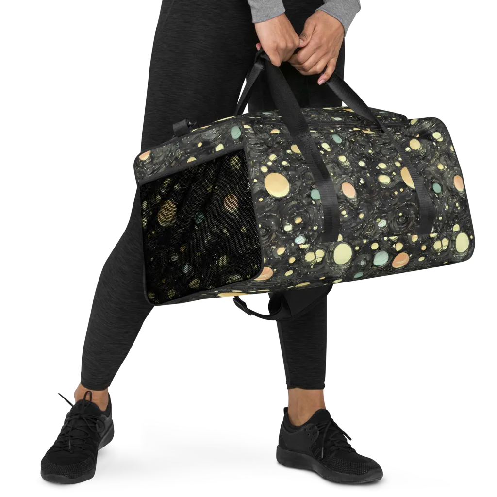 Planetary Ink on Duffle Bag — Right Front