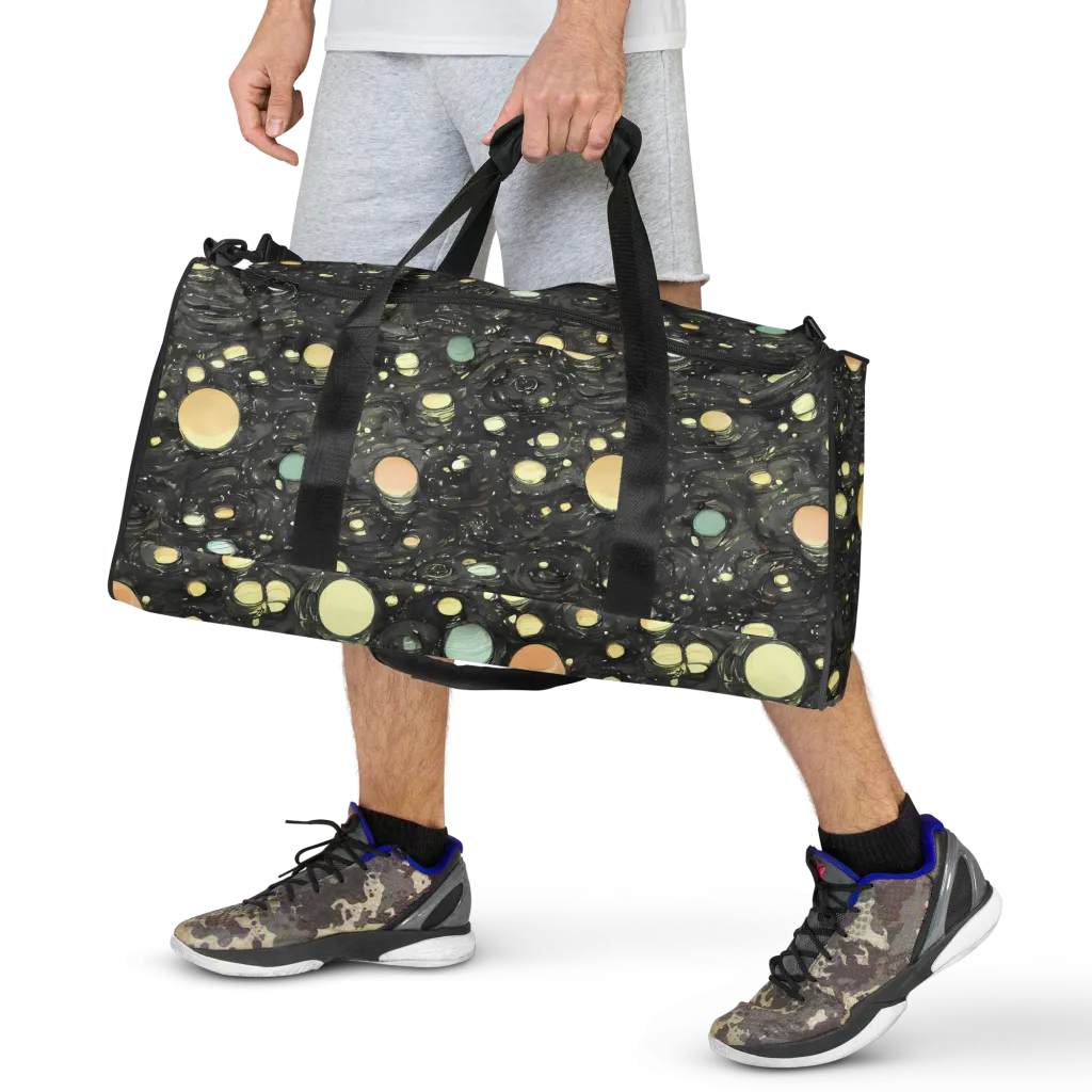 Planetary Ink on Duffle Bag — Front