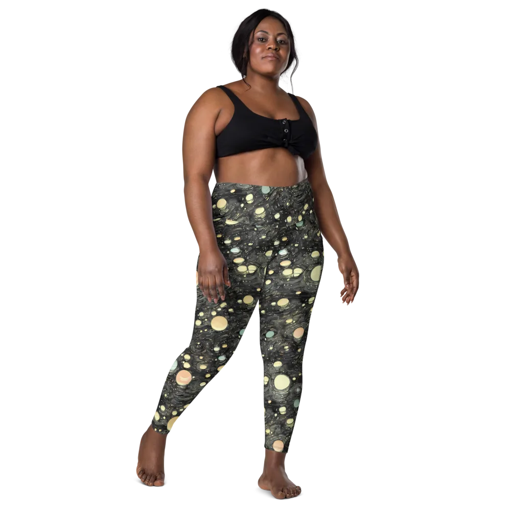Planetary Ink on Leggings with Pockets — Front