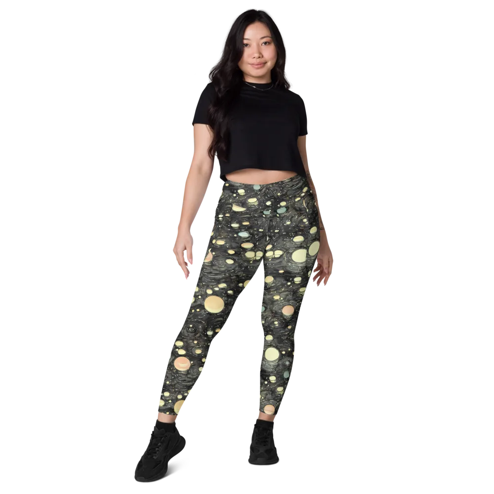 Planetary Ink on Leggings with Pockets — Front