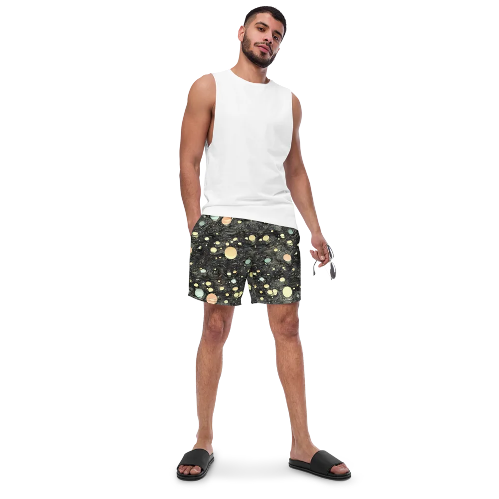 Planetary Ink on Swim Trunks — Front