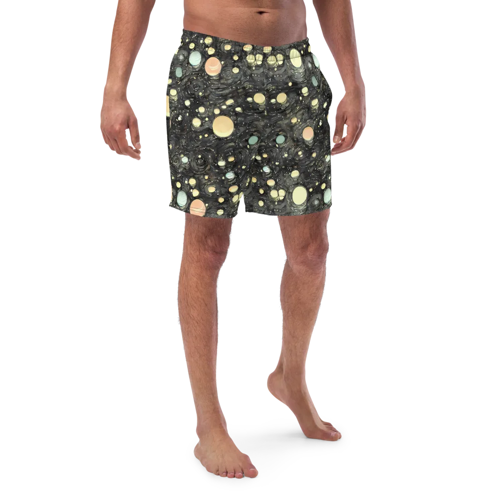 Planetary Ink on Swim Trunks — Front