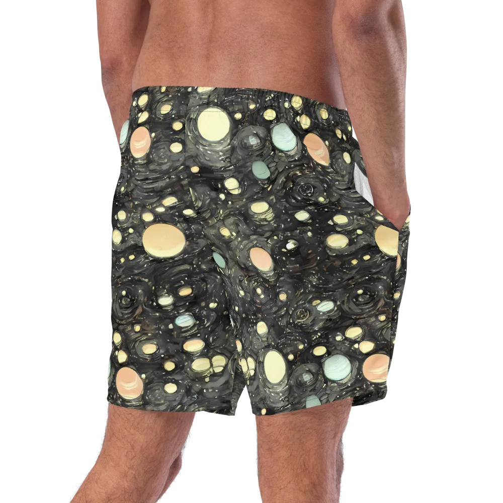 Planetary Ink on Swim Trunks — Right Back