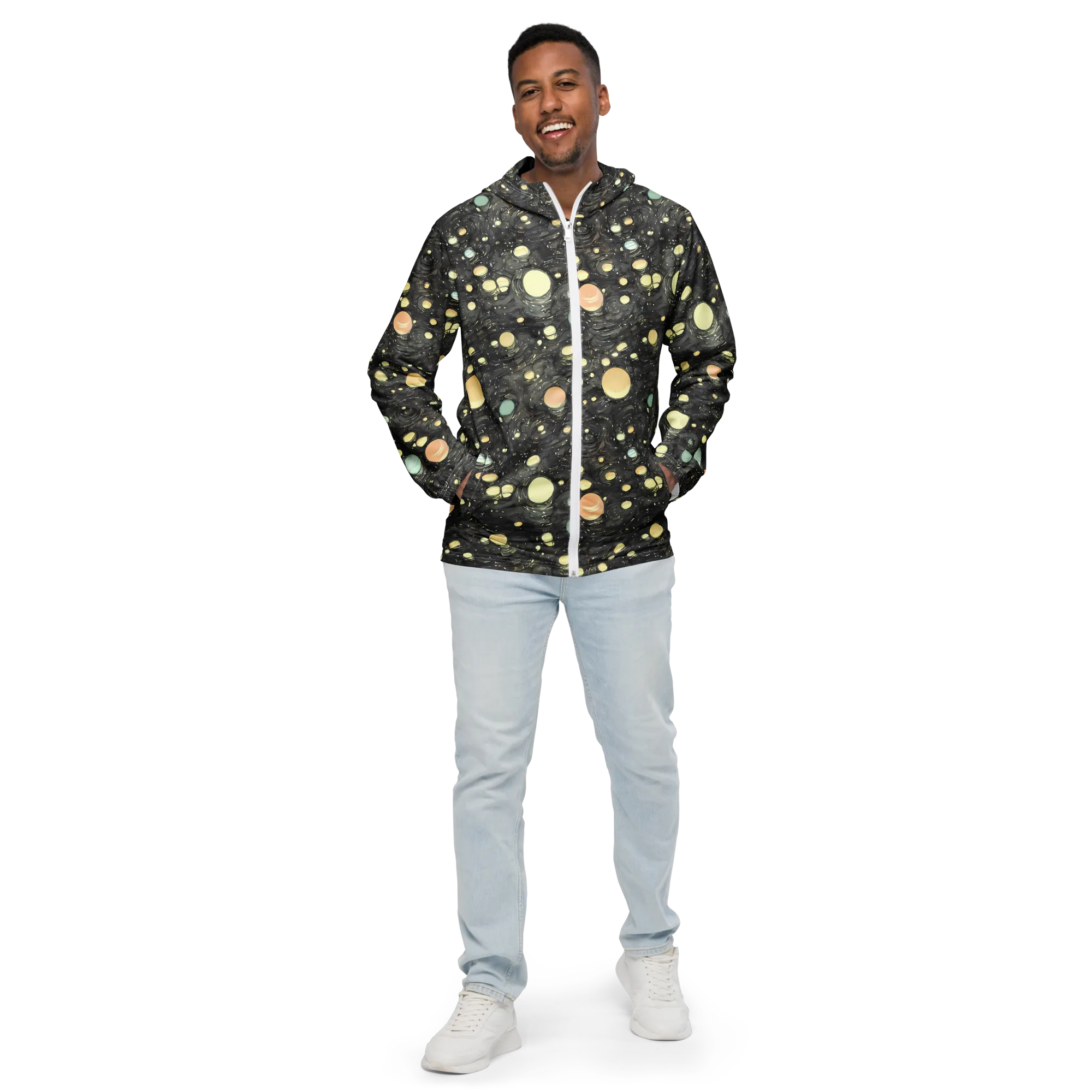 Planetary Ink on Men's Windbreaker — Front