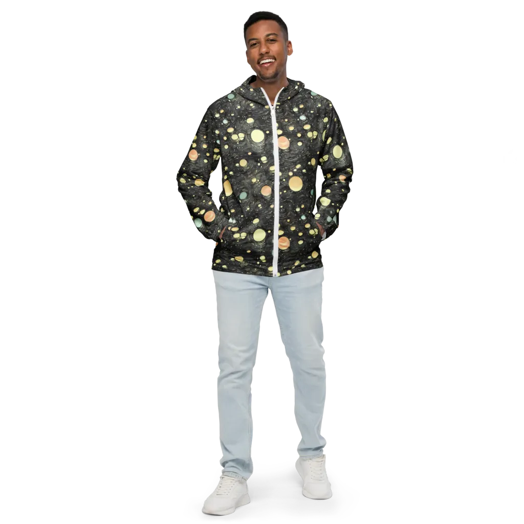 Planetary Ink on Men's Windbreaker — Front