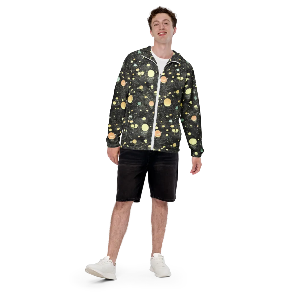 Planetary Ink on Men's Windbreaker — Front
