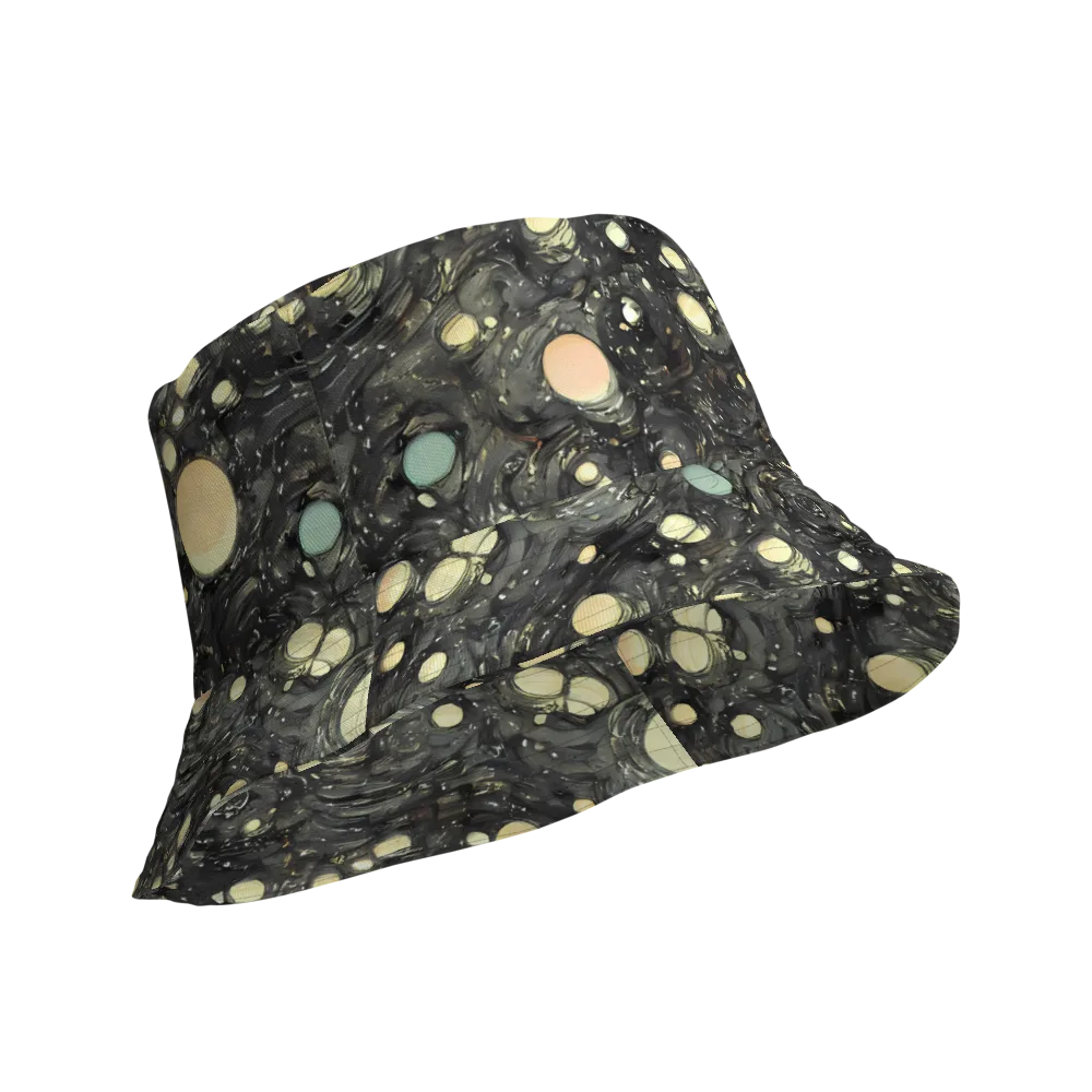 Planetary Ink on Reversible Bucket Hat — Product details Outside