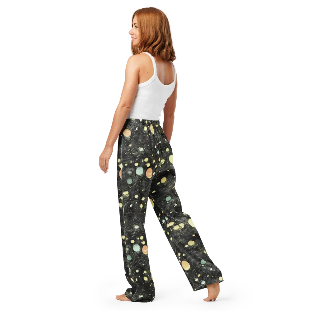 Planetary Ink on Women's Pajama Pants — Back
