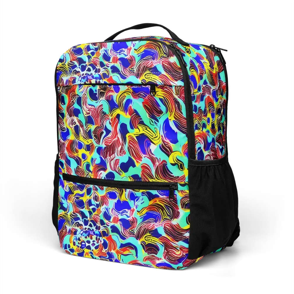 Chromatic Roar on Utility Backpack — Left Front