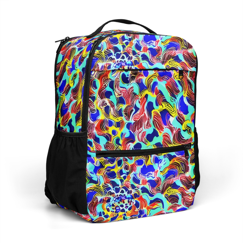 Chromatic Roar on Utility Backpack — Right Front