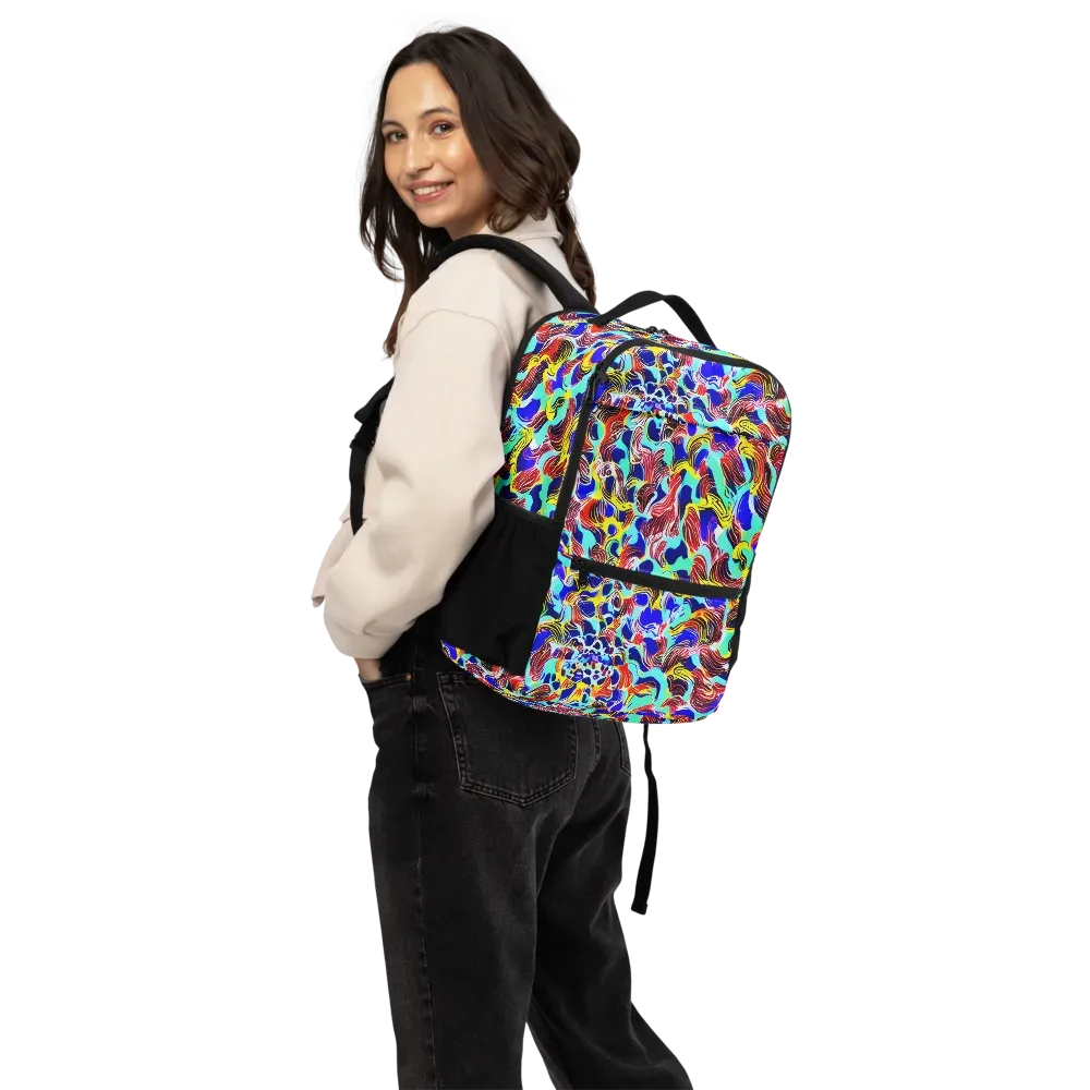 Chromatic Roar on Utility Backpack — Back
