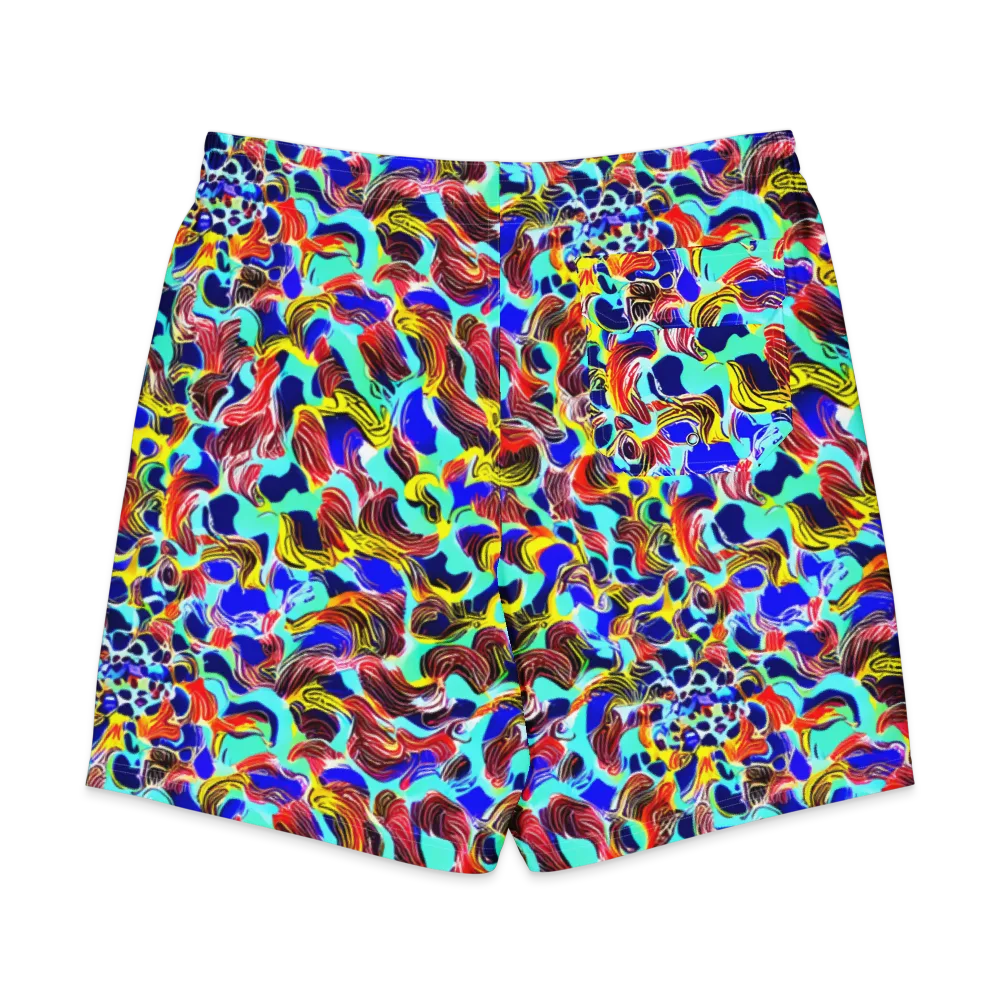 Chromatic Roar on Men's Board Shorts — Back