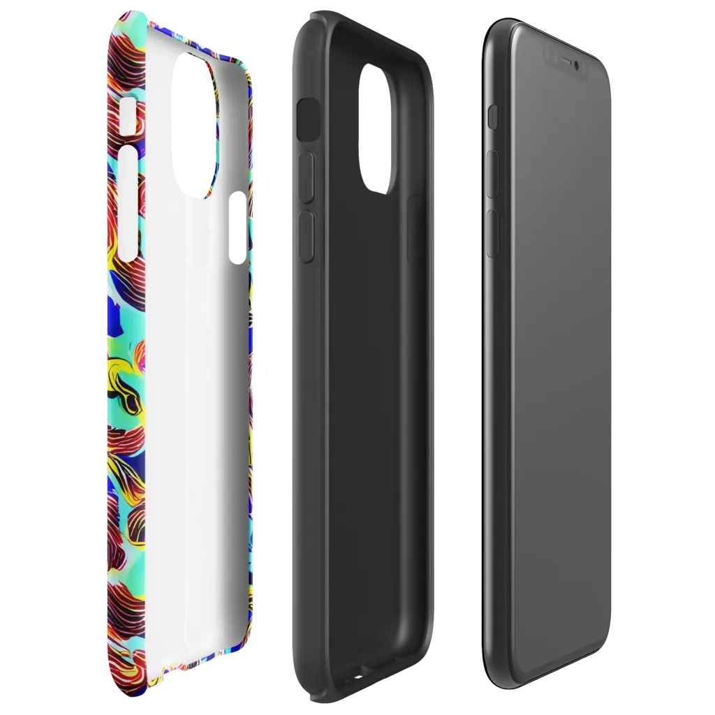 Chromatic Roar on Tough Case for iPhone® — Right