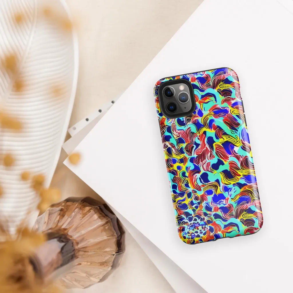 Chromatic Roar on Tough Case for iPhone® — Front