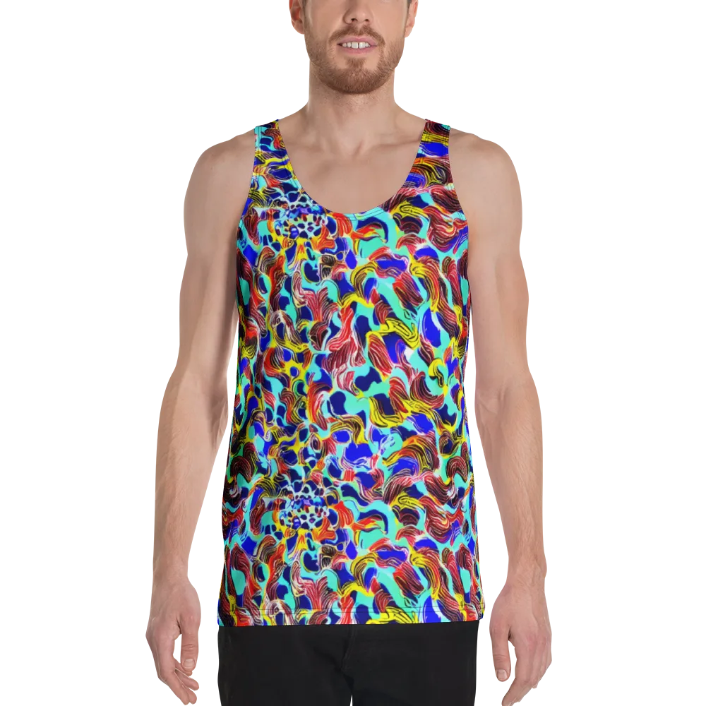 Chromatic Roar on Men's Tank Top — Front