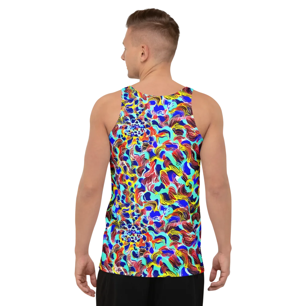 Chromatic Roar on Men's Tank Top — Back