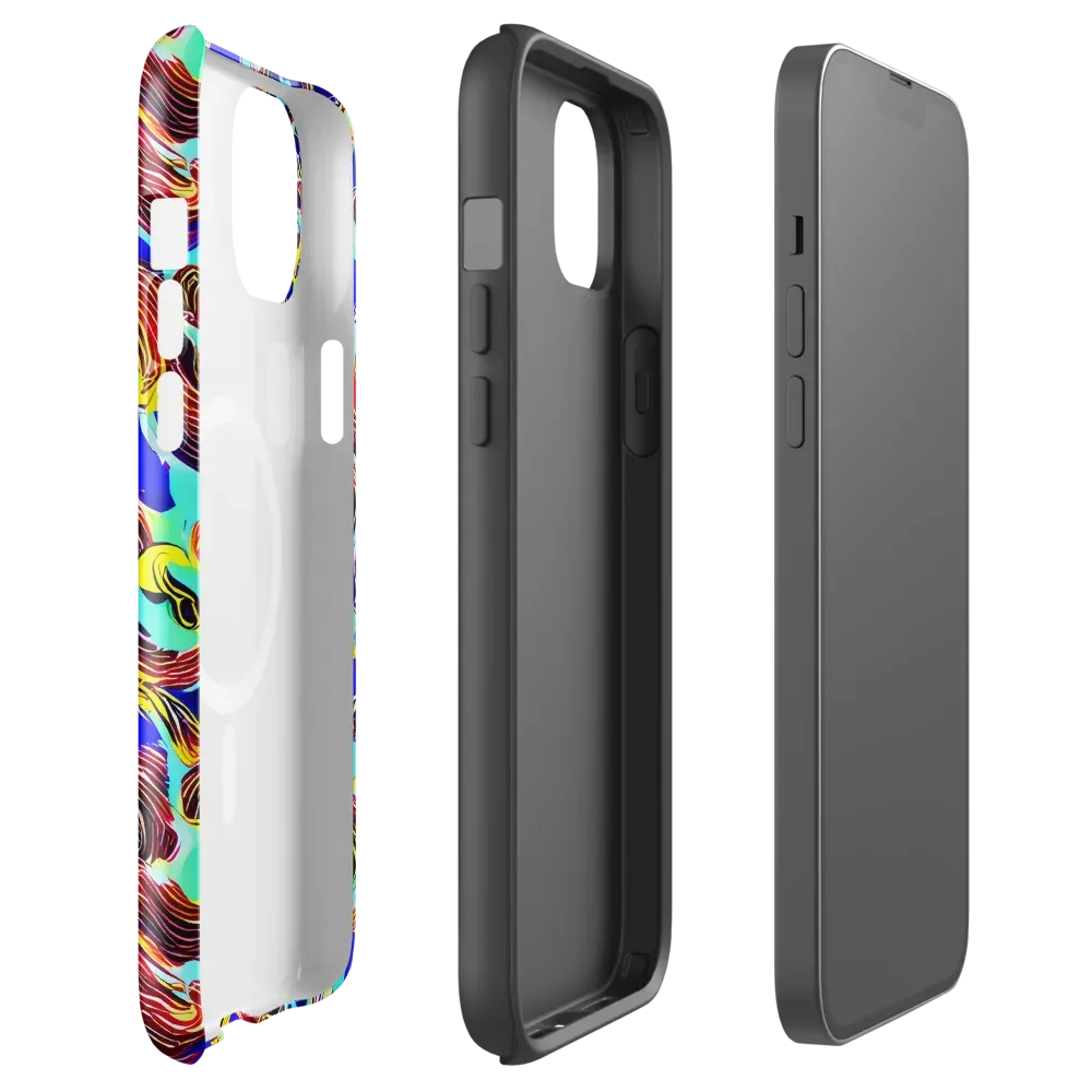 Chromatic Roar on MagSafe Tough Case for iPhone® — Front