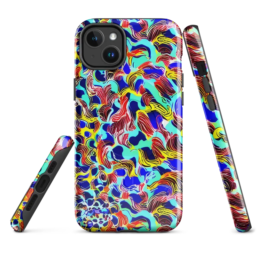 Chromatic Roar on MagSafe Tough Case for iPhone® — Front