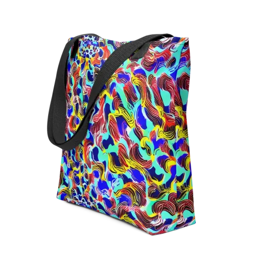 Chromatic Roar on a Tote Bag
