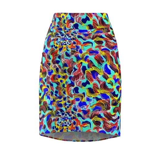 Chromatic Roar on a Pencil Skirt