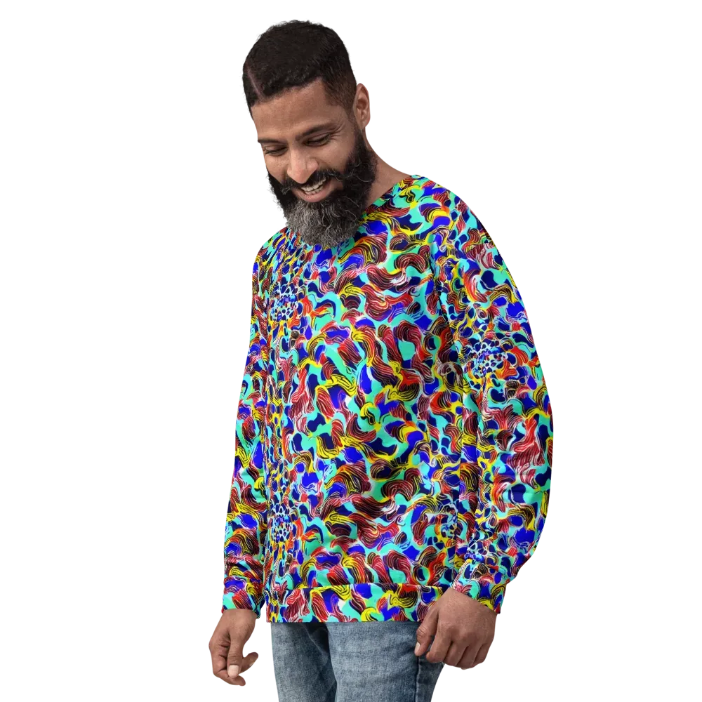 Chromatic Roar on Sweatshirt — Left Front