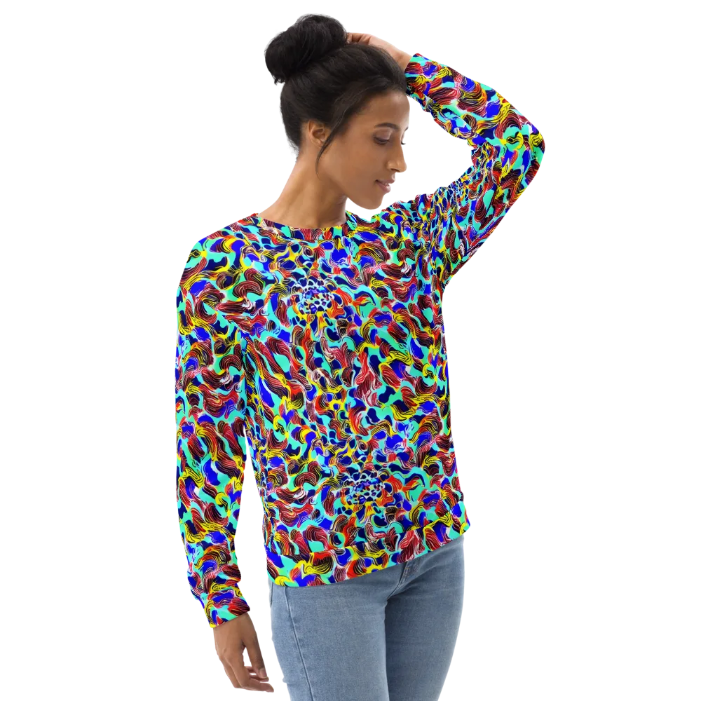 Chromatic Roar on Sweatshirt — Right Front