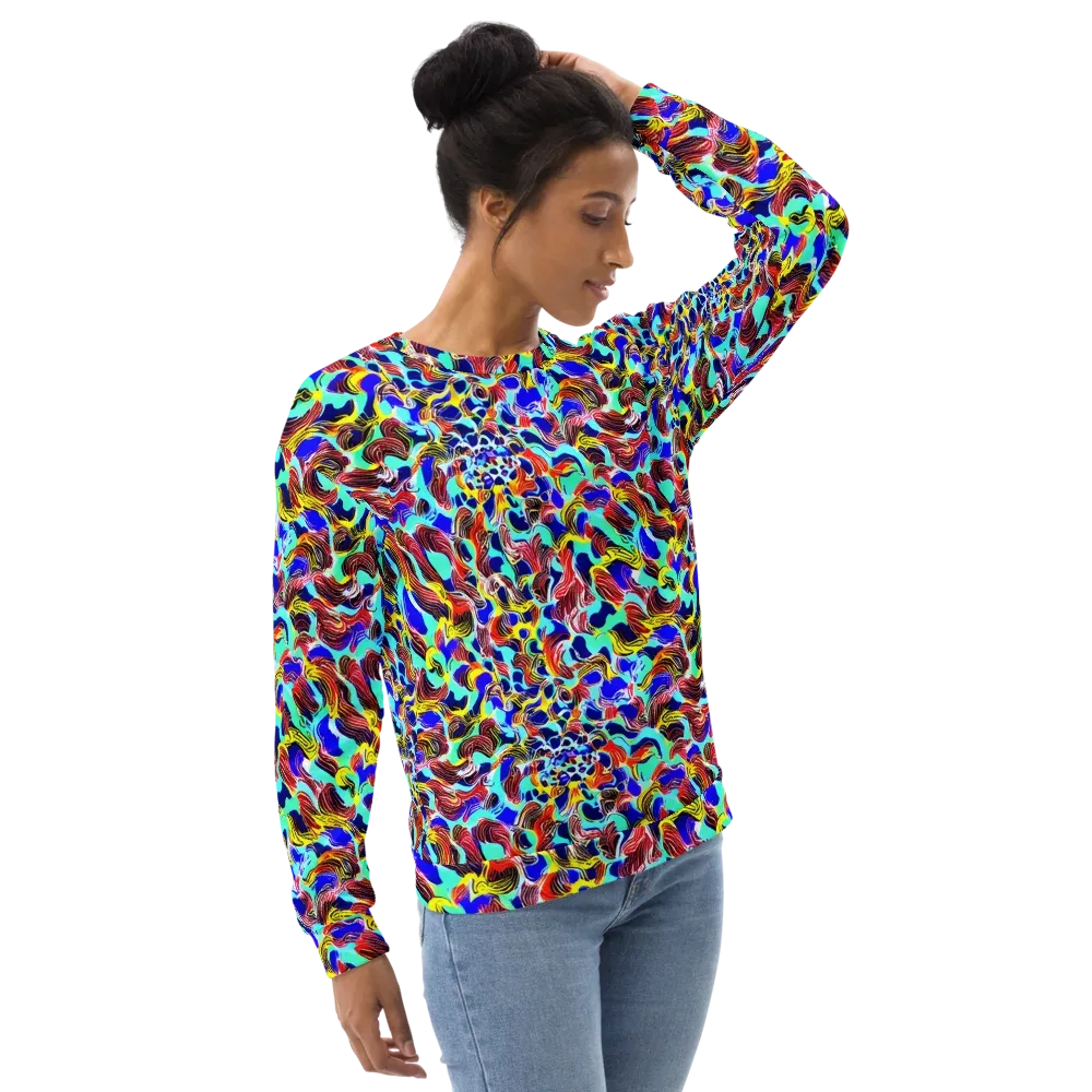 Chromatic Roar on Sweatshirt — Right Front