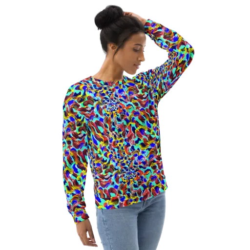 Chromatic Roar on a Sweatshirt
