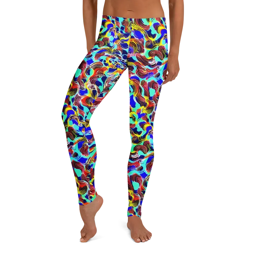 Chromatic Roar on Leggings — Front