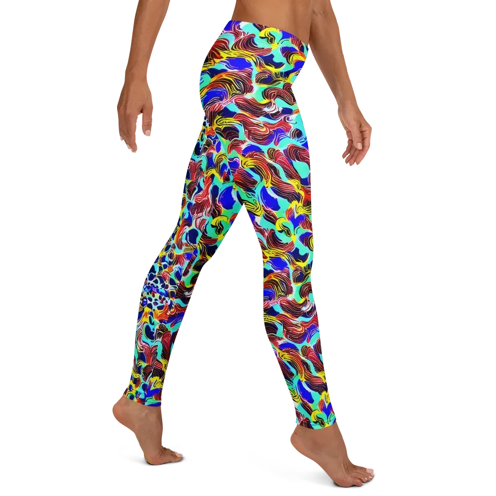 Chromatic Roar on Leggings — Right